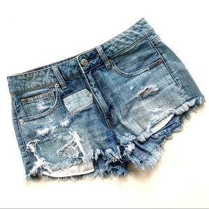 American Eagle Hi-Rise Shortie Size 6